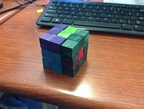 puzzle cubo 3d impresión 3d print model - Mito3D