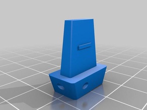 remix Holz-shop Maschine Schlüssel-Loch-Schlüsselanhänger tools fob lock Sicherheit sawstop 3d print model - Mito3D