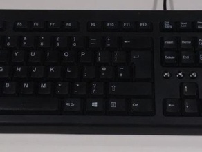hp klavye bacak model697737 bilgisayar katydid onarım standart 3d print model - Mito3D