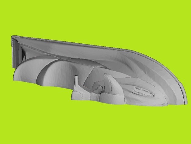 moto d'acqua a metà le scansioni repliche 3D print model - Mito3D