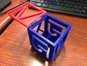 puzzle cube container 3d printing 3d print model - Mito3D