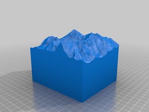 der mount everest lernen 3d print model - Mito3D