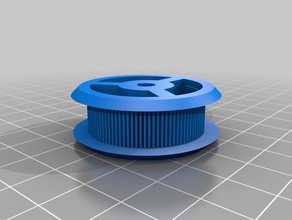 il mio personalizzato semplice pulleygear 5mm robotica 3d print model - Mito3D