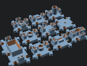 elektronische Gebäude-system-v2 Elektronik 3d print model - Mito3D