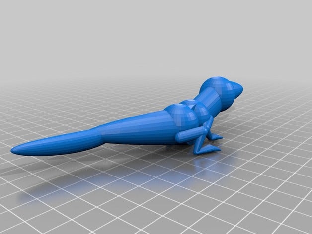 crocodile 3d printing 3D print model - Mito3D