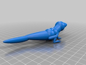 de crocodile 3d l'impression 3d print model - Mito3D