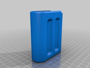 3x 18650 battery storage slide top box remixed tool holders boxes case 3d print model - Mito3D