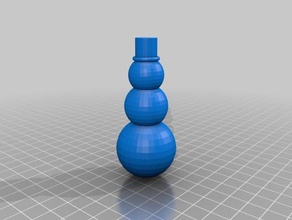 orange frosty 3d printing manterola snowman 3d print model - Mito3D