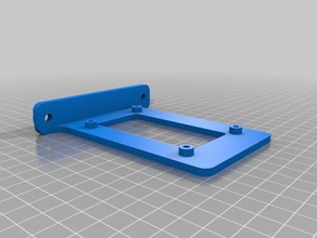 ramp board bracket 2020 3d printer parts ramps ramps14 holder 3d print model - Mito3D