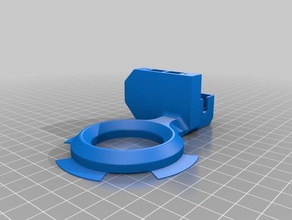 noozle viewing fan shroud wider other 3d print model - Mito3D