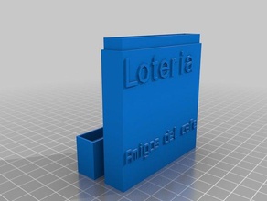 caja office personalizzato 3d print model - Mito3D