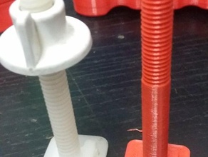 toilet cover bolt replacement parts 3d print model - Mito3D