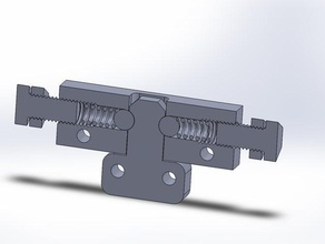 injection mold latch lock parts 3d print model - Mito3D