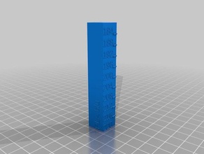 meine angepasste Temperatur-Kalibrierung Turm 3d drucken tests 3d print model - Mito3D