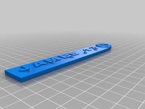 james Anahtarlık 3d baskı 3d print model - Mito3D