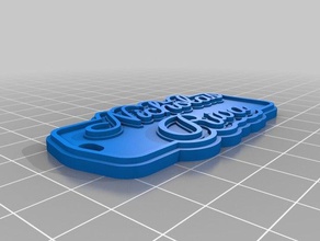 nicholas riva Anahtarlık özelleştirilmiş 3d print model - Mito3D