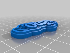 olga portachiavi i personalizzato 3d print model - Mito3D