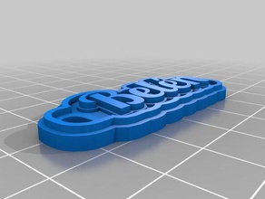 bel&eacuten llavero llaveros personalizado 3d print model - Mito3D