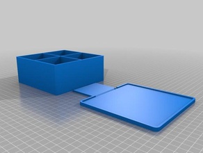 meu personalizados wasabi pegador de panela contentores 3d print model - Mito3D