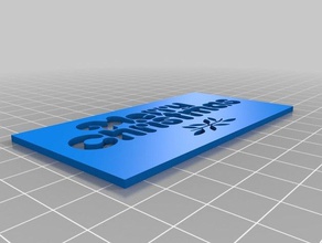 feliz navidad plantilla-o-matic art herramientas personalizado 3d print model - Mito3D