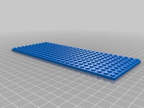 lego board 2510 construction toys customized 3d print model - Mito3D