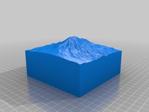 mount chimborazo lernen 3d print model - Mito3D