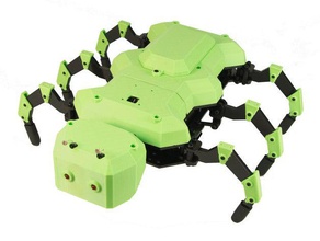 robotgeek sabırsız altı ayaklı Robotik arduino paletli açık kaynak walker 3d print model - Mito3D