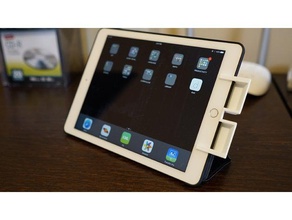 ipad air 2, caso suono del deflettore tablet altoparlante 3d print model - Mito3D