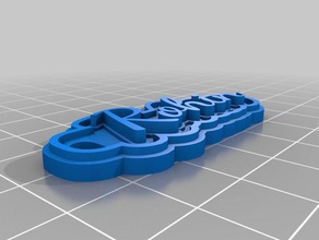 6 rohinfinal llaveros personalizado 3d print model - Mito3D