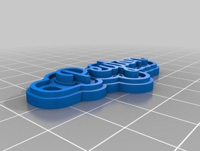 11 peyton son Anahtarlık özelleştirilmiş 3d print model - Mito3D
