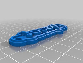 19 joseph endgültig Schlüsselanhänger kundengebundene 3d print model - Mito3D