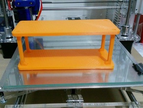 simple modular frame stackable plates robotics parametric 3d print model - Mito3D