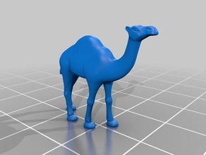 camel Tiere conn college Spielzeug 3d print model - Mito3D