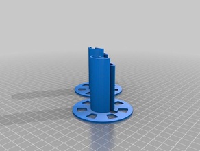 taz 6 soporte de bobina adaptador 3d la impresora partes filamento carrete 3d print model - Mito3D