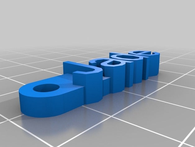 de jade l'organisation personnalisé 3D print model - Mito3D