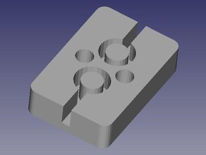 clip belt 3d printer parts created freecad homemade 3d print model - Mito3D