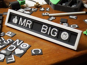 nameplate signs logos 3d print model - Mito3D