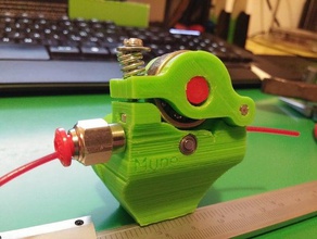 m3d external stepper motor printing adjustable extruder micro mod mount pressure stock 3d print model - Mito3D