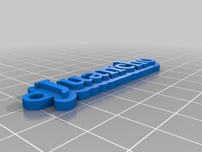 juancho llavero llaveros personalizado 3d print model - Mito3D