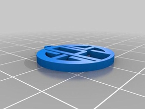 esp monogram full circle gioielli personalizzato 3d print model - Mito3D