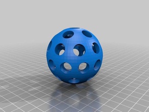 meu personalizados gato de brinquedo bola gerador animais estimação 3d print model - Mito3D