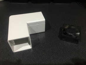 60mm fan de l'adaptateur 3d l'imprimante accessoires 3d print model - Mito3D