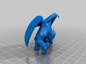 fraz-urbluu - Spielzeug Spiele 28 d20 Dämon dnd Drachen dungeon dungeons dragons der Miniatur rpg 3d print model - Mito3D