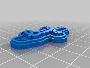 layla actualizado llaveros personalizado 3d print model - Mito3D