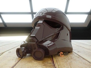 death trooper awt trooperfull scale helmet rogue one costume star wars 3d print model - Mito3D