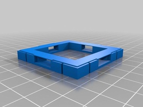 25mm 2x2 openforge 20 cut stone openlock base toy game accessories customized 3d print model - Mito3D