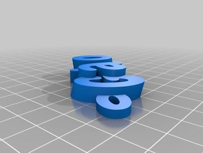 galo Schlüsselanhänger angepasst 3d print model - Mito3D