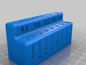 metric drill index tool holders boxes 3d print model - Mito3D