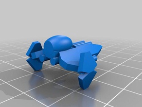 eta-2 actis juegos clon interceptor jedi en miniatura estrella guerras x-wing 3d print model - Mito3D