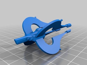 clawcraft games chiss fighter miniature star tie wars x-wing 3d print model - Mito3D
